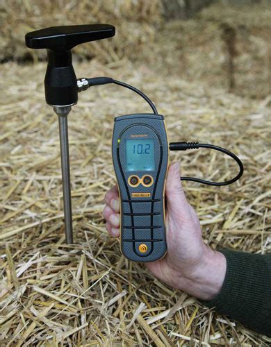 Paper Bale Moisture Meter|handheld moisture tester for hay.